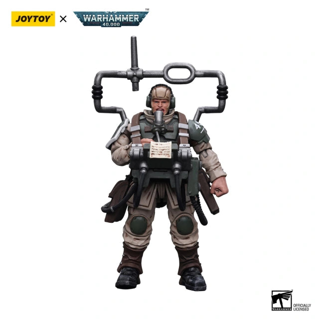 Astra Militarum Cadian Command Squad Veteran with Master Vox