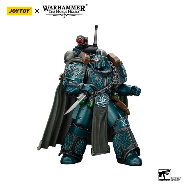 JOYTOY Warhammer The Horus Heresy Alpha Legion Exodus 'The One Who is Many' with Sniper Rifle And Power Dagger