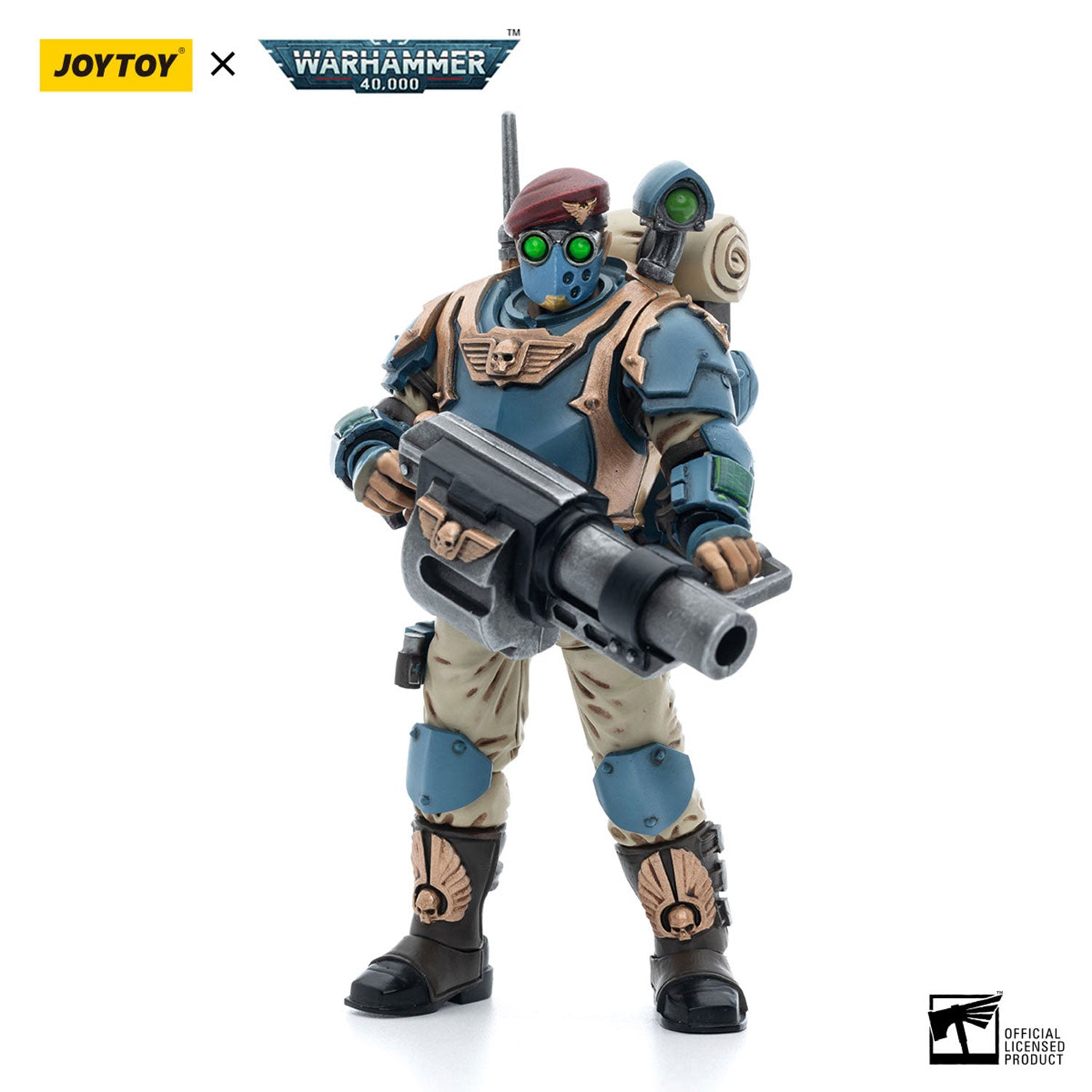 JOYTOY Warhammer Astra Militarum Tempestus Scions Command Squad 55th Kappic Eagles Grenadier