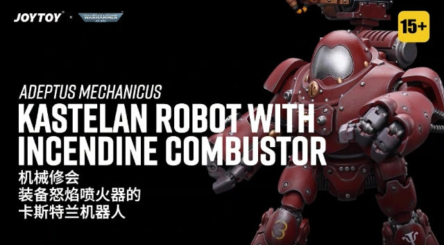 JOYTOY Warhammer Adeptus Mechanicus Kastelan Robot with Incendine Combustor
