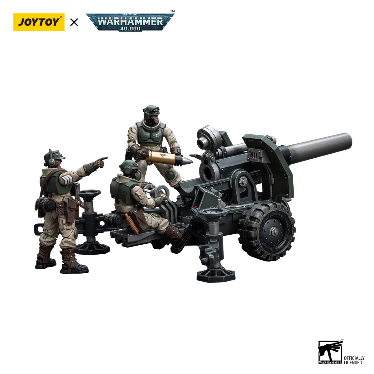 JOYTOY Warhammer Astra Militarum Ordnance Team with Bombast Field Gun