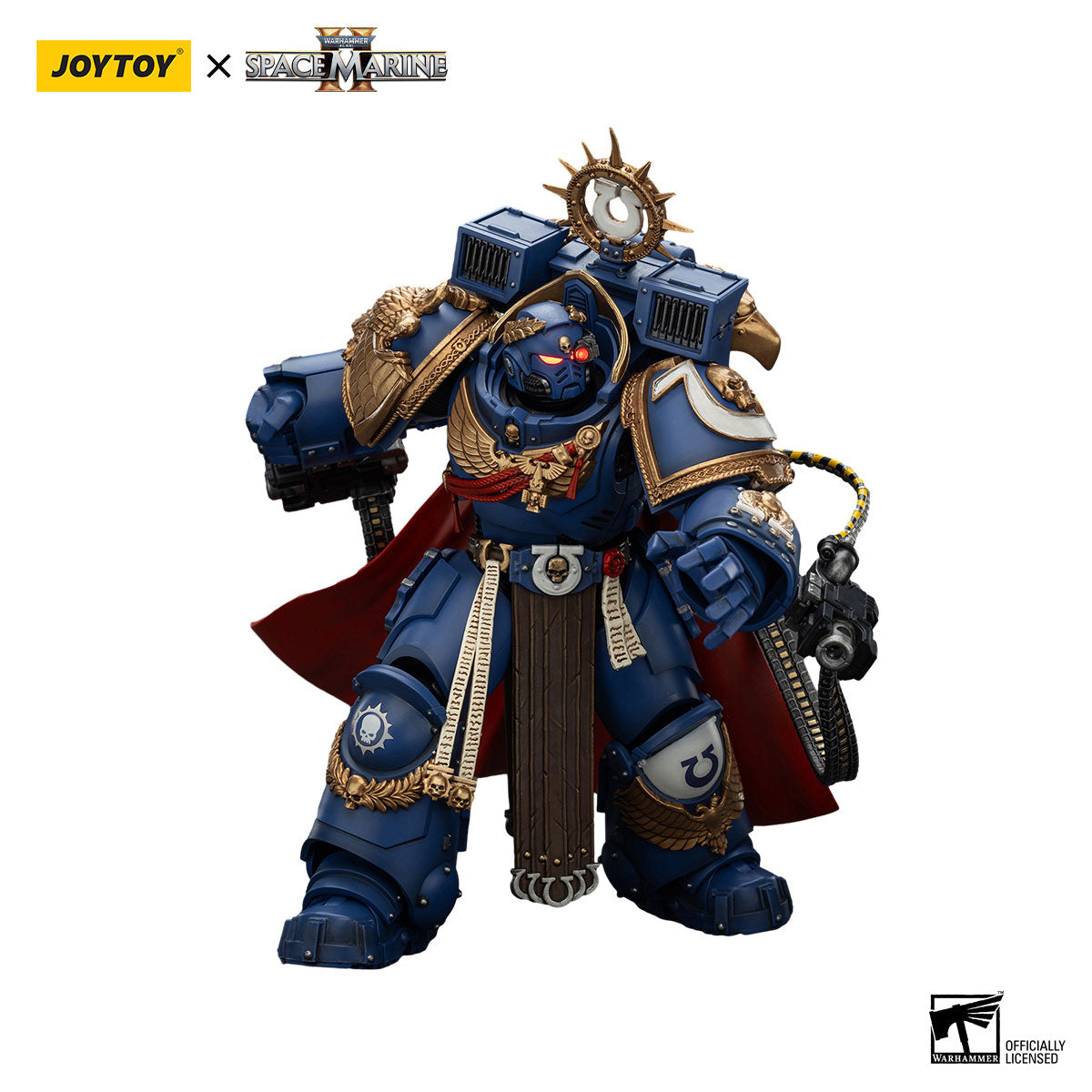 Ultramarines Marneus Calgar, Chapter Master with MkX Gravis Armour and Gauntlets of Ultramar