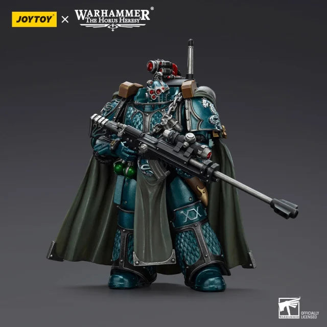 JOYTOY Warhammer The Horus Heresy Alpha Legion Exodus 'The One Who is Many' with Sniper Rifle And Power Dagger