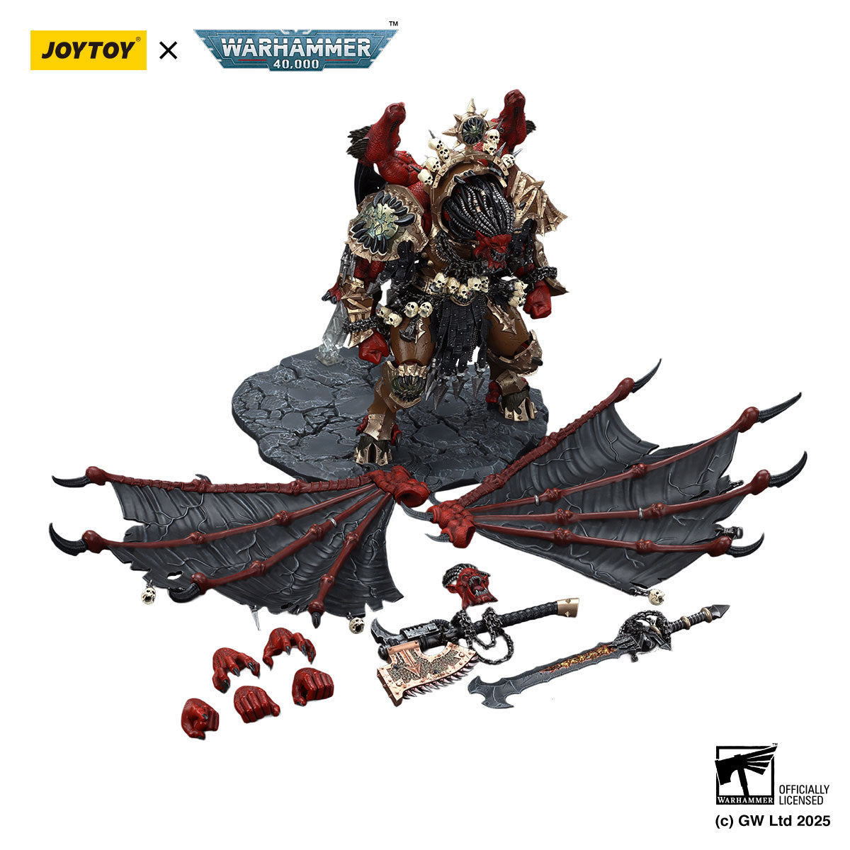 JOYTOY Warhammer World Eaters Angron Daemon Primarch of Khorne Action Figure