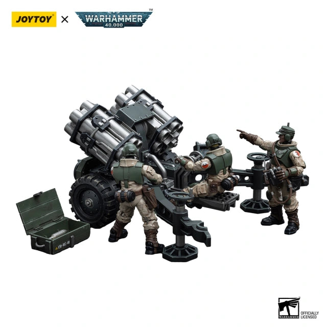 JOYTOY Warhammer Astra Militarum Ordnance Team with Malleus Rocket Launcher