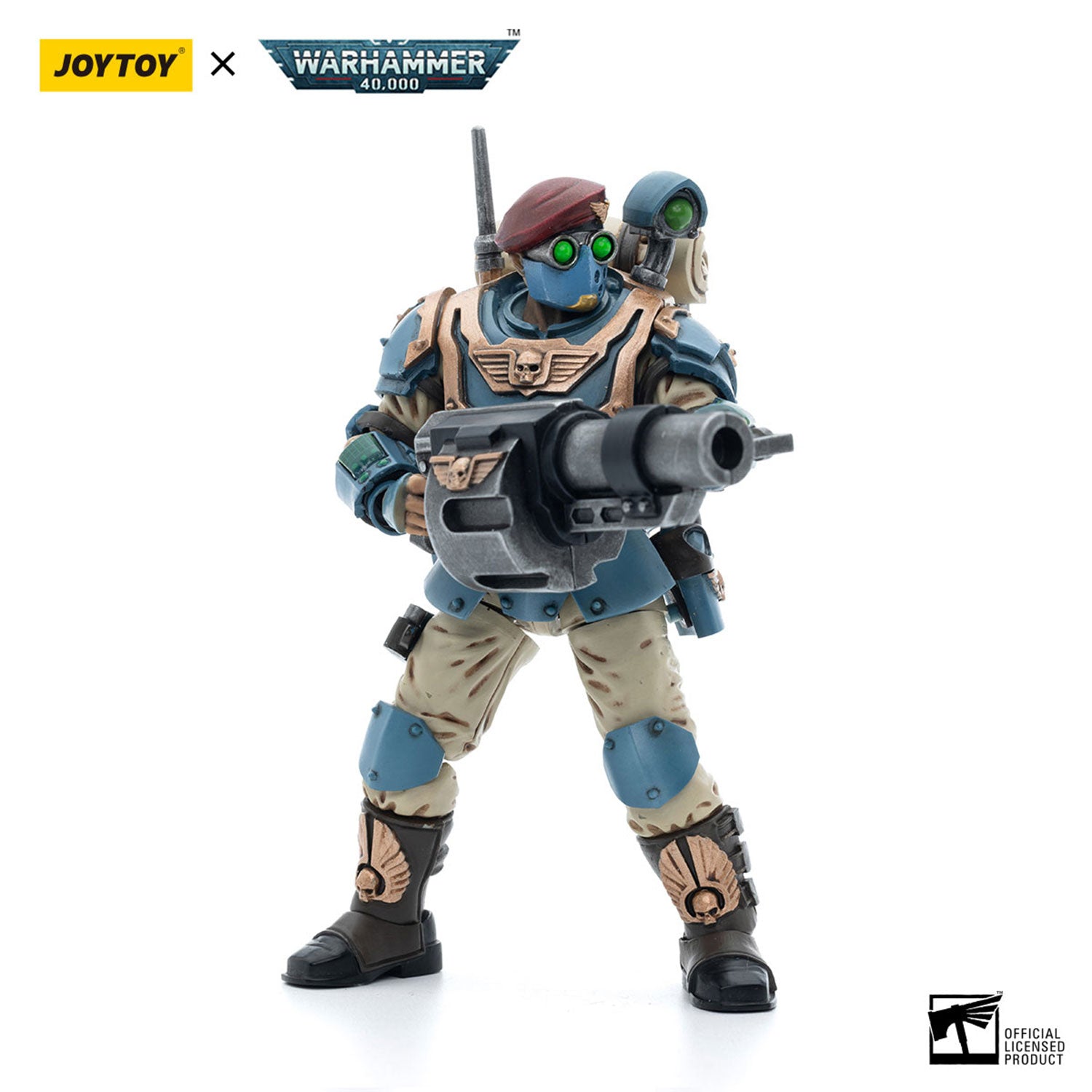 JOYTOY Warhammer Astra Militarum Tempestus Scions Command Squad 55th Kappic Eagles Grenadier