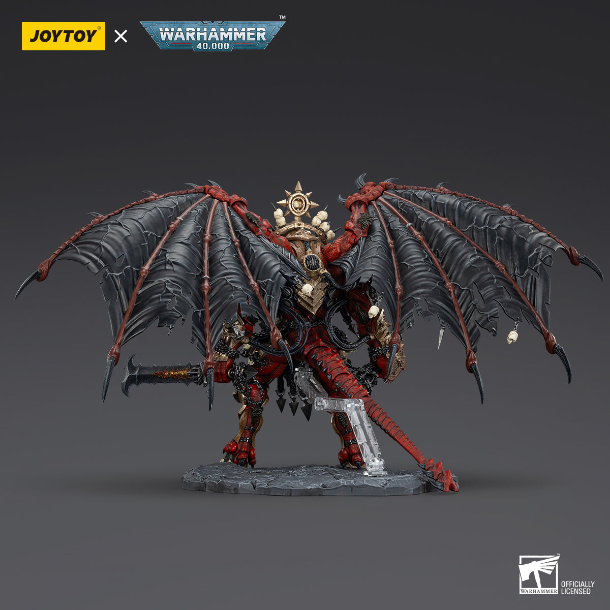 JOYTOY JT01178 Warhammer 40k 1: 18 World Eaters Angron Daemon Primarch of Khorne