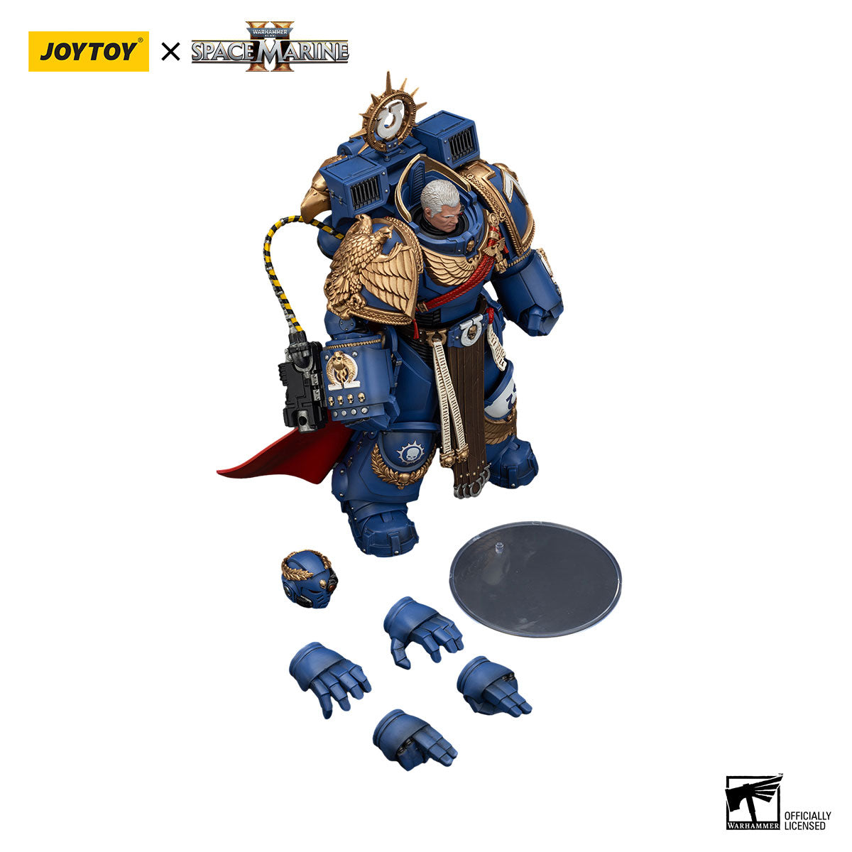 Ultramarines Marneus Calgar, Chapter Master with MkX Gravis Armour and Gauntlets of Ultramar