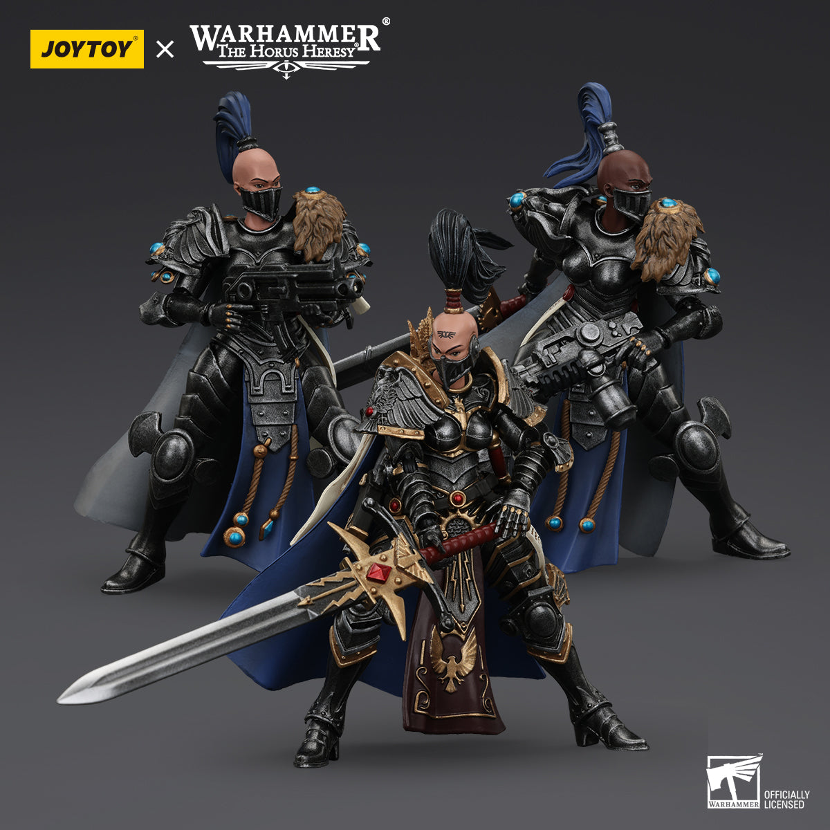 JOYTOY Warhammer The Horus Heresy Sisters of Silence Argent Lynx Vigilator Cadre Action Figure
