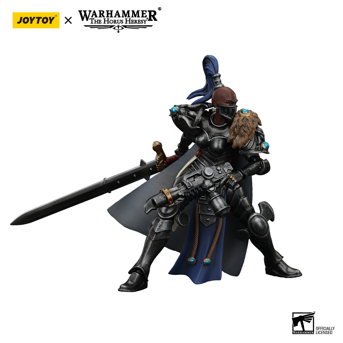 JOYTOY Warhammer The Horus Heresy Sisters of Silence Argent Lynx Vigilator Cadre Action Figure