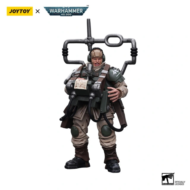 Astra Militarum Cadian Command Squad Veteran with Master Vox
