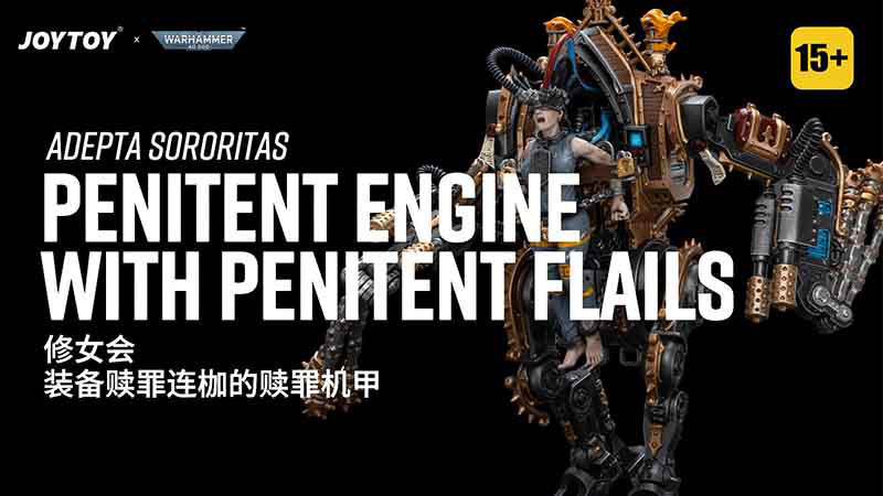 JOYTOY Warhammer Adepta Sororitas Penitent Engine with Penitent Flails Action Figure