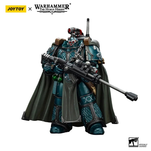 JOYTOY Warhammer The Horus Heresy Alpha Legion Exodus 'The One Who is Many' with Sniper Rifle And Power Dagger
