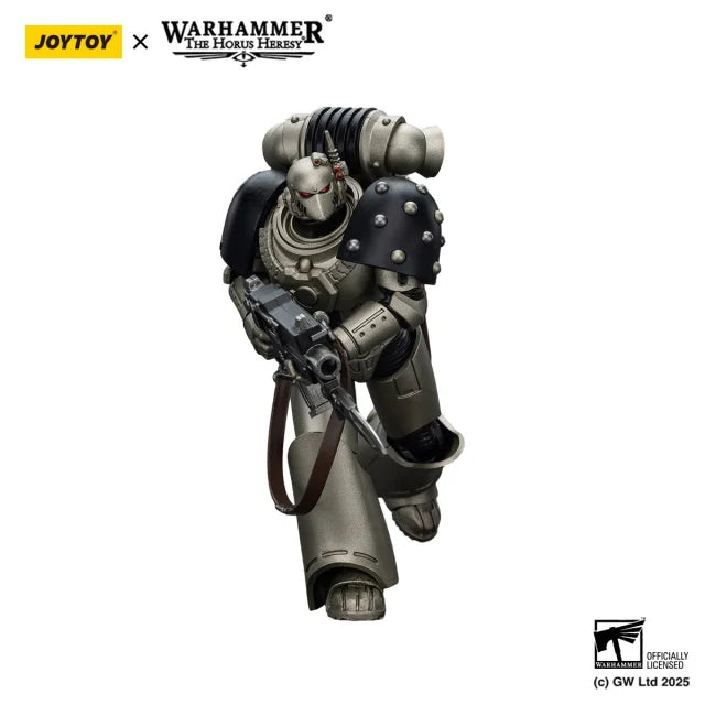 JOYTOY Warhammer The Horus Heresy Iron Warriors MKVI Tactical Sergeant with Power Sword and Plasma Pistol