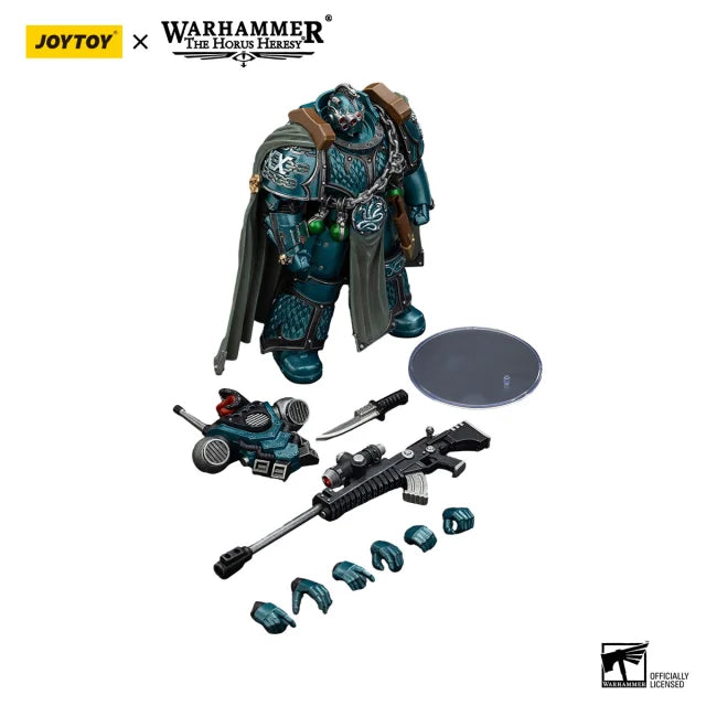 JOYTOY Warhammer The Horus Heresy Alpha Legion Exodus 'The One Who is Many' with Sniper Rifle And Power Dagger