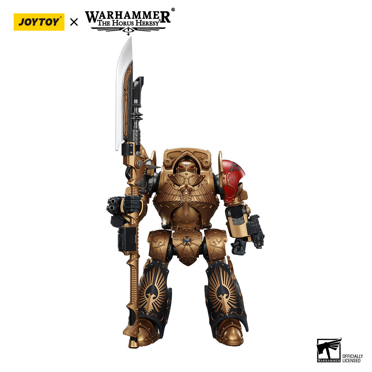 Legio Custodes Capitano Scudo - Warhammer 40K, Miniature Assemblata E Dipinta