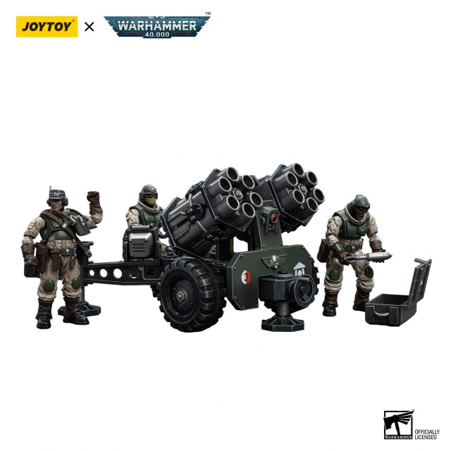 JOYTOY Warhammer Astra Militarum Ordnance Team with Malleus Rocket Launcher