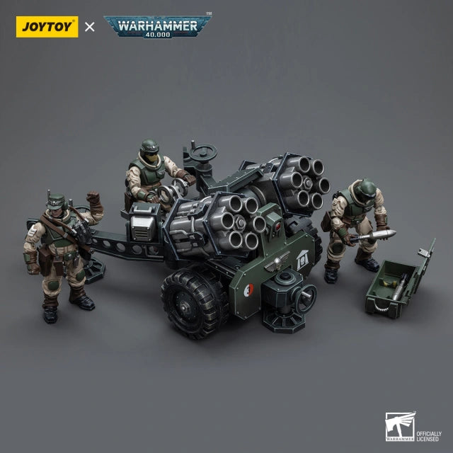JOYTOY Warhammer Astra Militarum Ordnance Team with Malleus Rocket Launcher