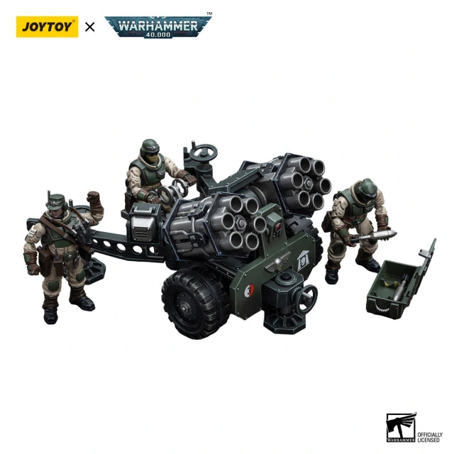 JOYTOY Warhammer Astra Militarum Ordnance Team with Malleus Rocket Launcher