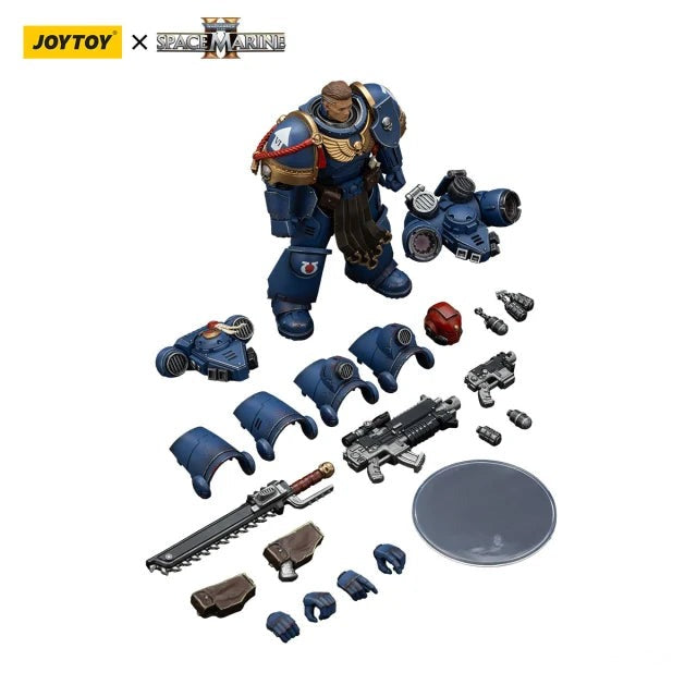 JOYTOY 1:18 Blue Legion Sergeant Gadriel - Officially Licensed Sci-Fi Military Action Figure