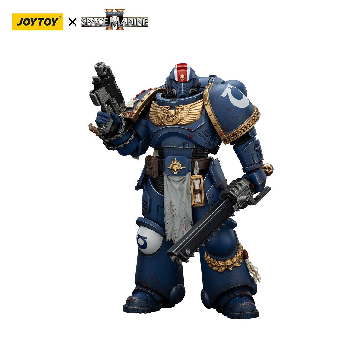 JOYTOY 1:18 Blue Legion Lieutenant Titus - Officially Licensed Sci-Fi Military Action Figure