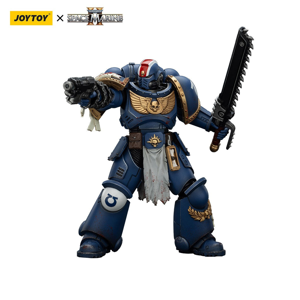 JOYTOY 1:18 Blue Legion Lieutenant Titus - Officially Licensed Sci-Fi Military Action Figure