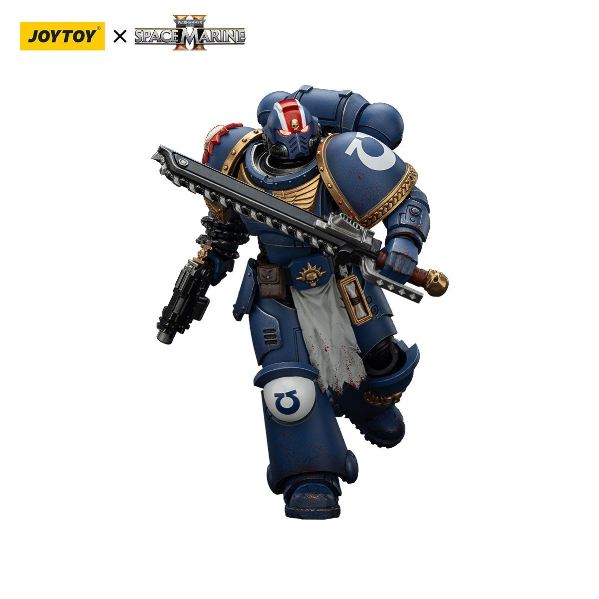 JOYTOY 1:18 Blue Legion Lieutenant Titus - Officially Licensed Sci-Fi Military Action Figure